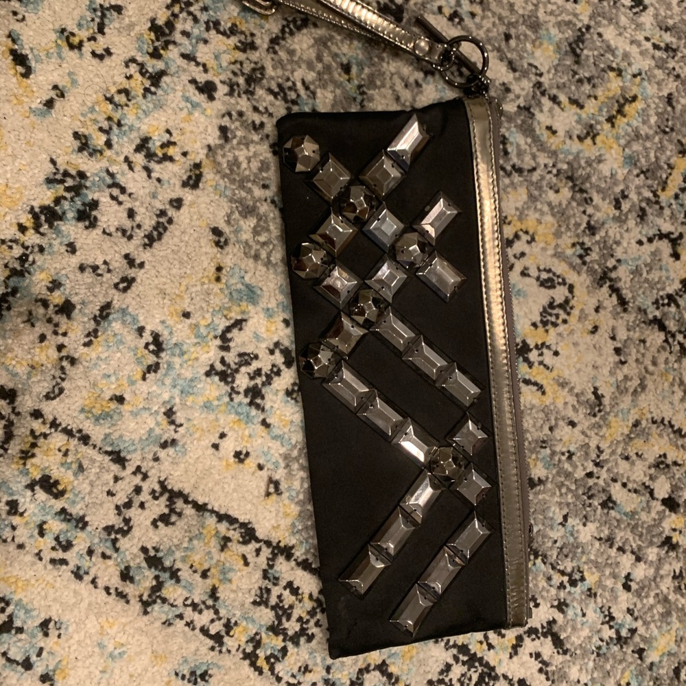 Authentic Burberry clutch with wristlet